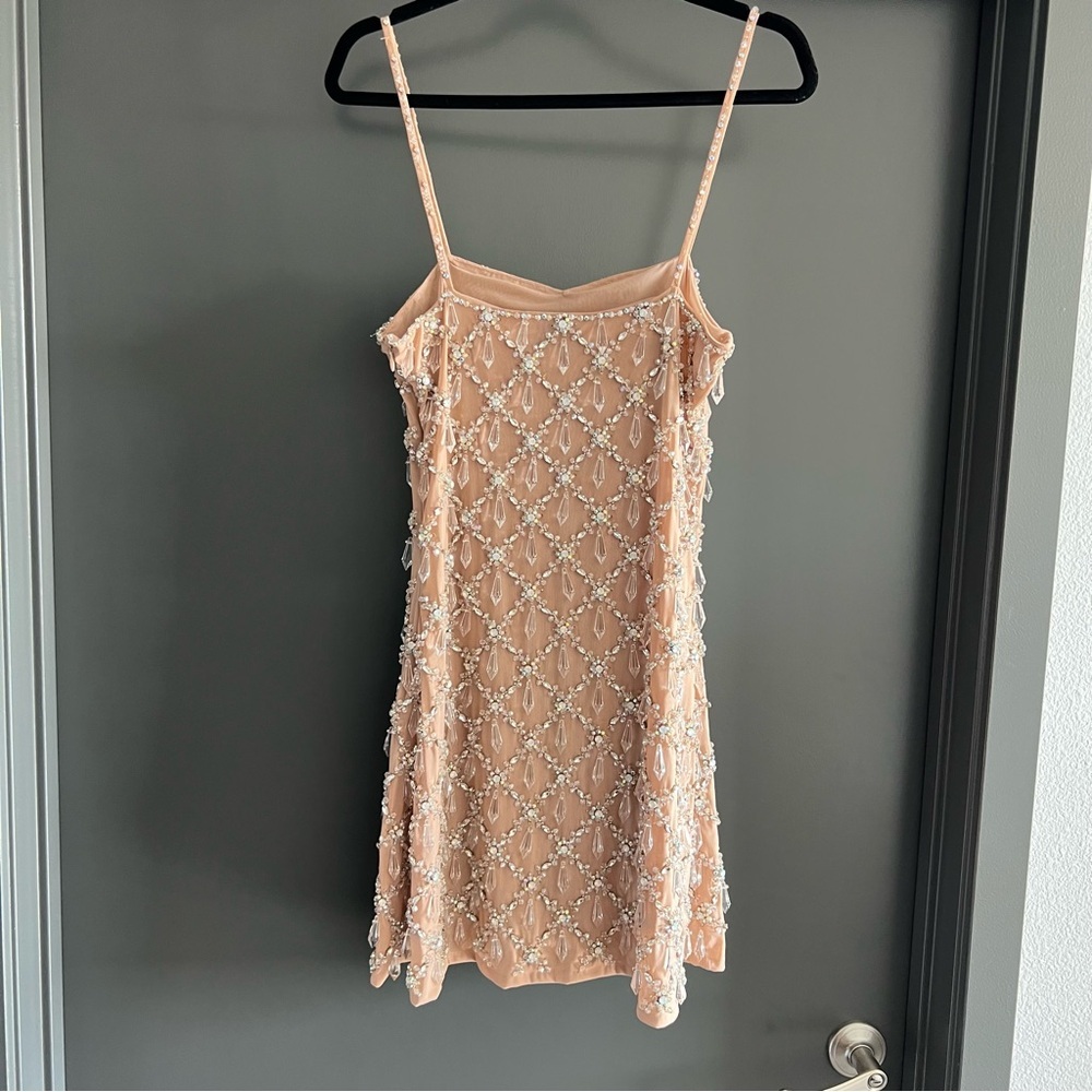 Oceanus ARABELLA crystal embellished mini dress Size Large - Picture 11 of 17